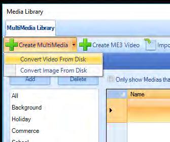 Setup Content Library Content library only stores media files directly imported or created in the library.