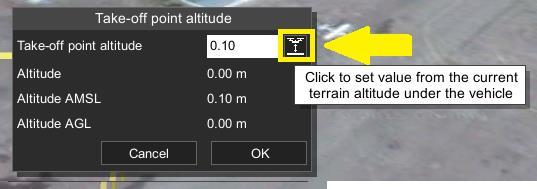 Click on the map to define target point Adjust additional parameters AGL alt, Speed
