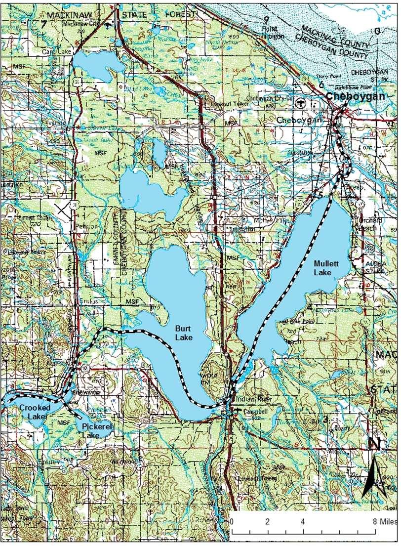 Figure 9-4 Map showing