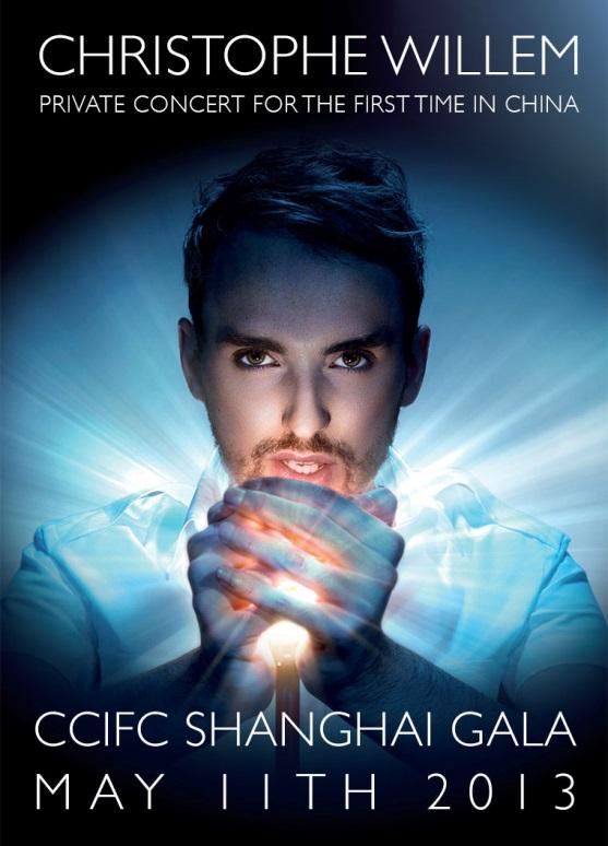 GALA 2013 GUEST STAR This year, CCIFC Shanghai is honored to present you Christophe Willem, a famous French singer and winner of Nouvelle Star (French version of Pop Idol) in 2006, who endows an