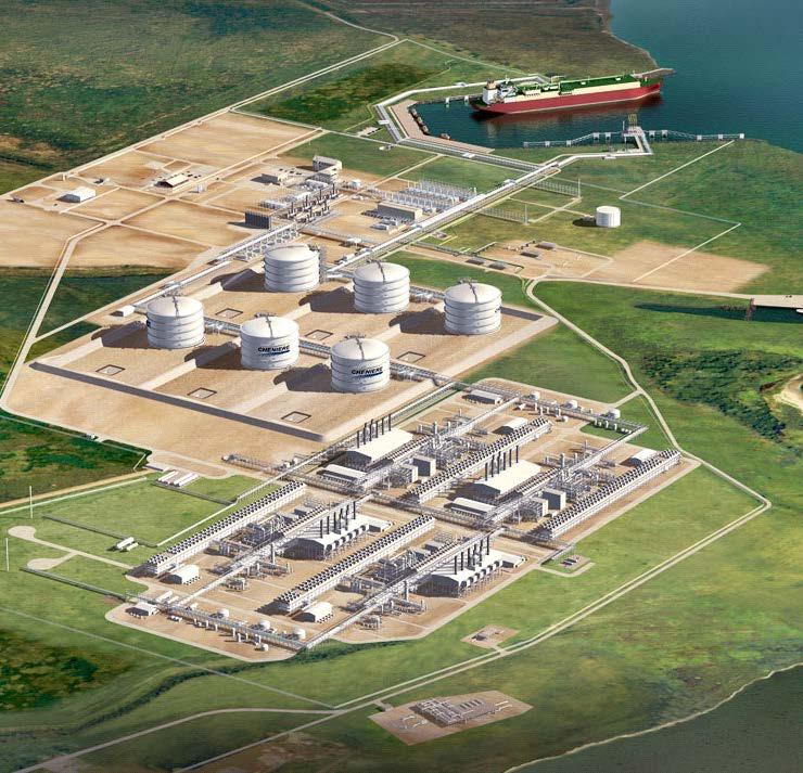 Sabine Pass Liquefaction Project Existing operational facility Permitted Expansion Current Facility ~1,000 acres in Cameron Parish, LA 40 ft ship channel 3.