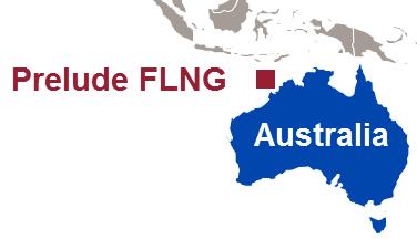 Shell Prelude FLNG First FLNG project ever sanctioned First of two FLNG projects for Technip First FLNG under the TP / SHI Frame Agreement with Shell Largest floating structure ever built Largest