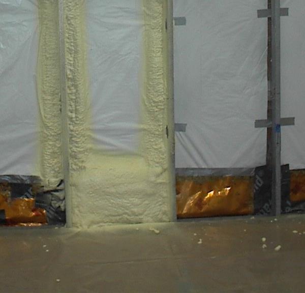Goal: Install an air and vapor tight insulation system Install the
