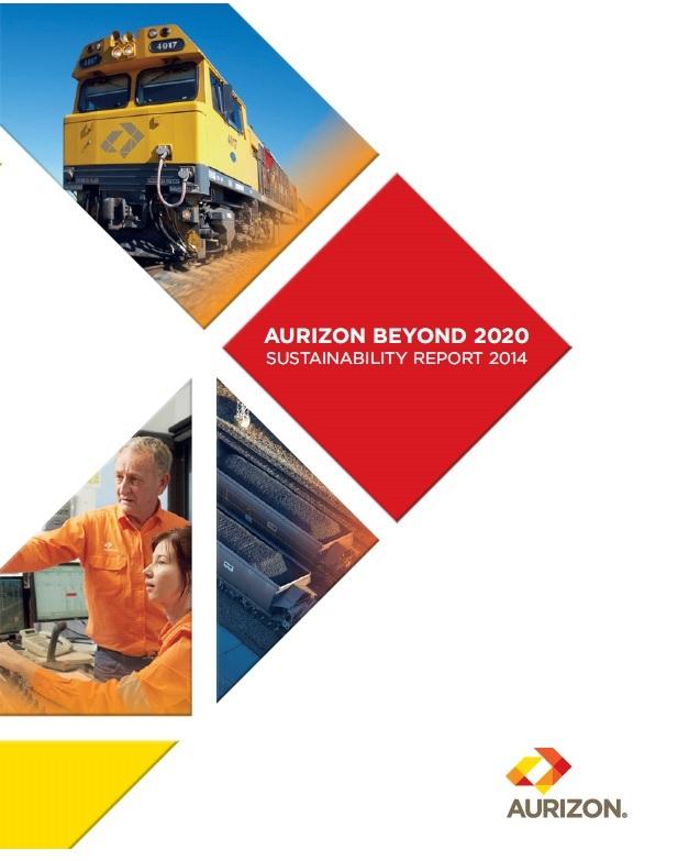 Sustainability Aurizon s First Report Aurizon recently released its first Sustainability Report Aurizon Beyond 2020 We aim to build a sustainable business, taking the safest, most efficient and least