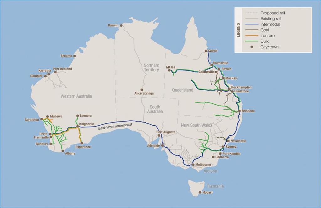 Aurizon is Australia s largest rail freight operator Top 50 ASX-listed company Market capitalisation more than AU $10 billion* More than 100 sites across Australia