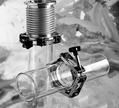 VACUUM KF Glass Components & Quartz Components KF Chain Clamps ISO for Chain Glass Clamps Components for Glass DN Components 10/16-63 DN 80-160 ISO Chain Clamps for Glass Components DN 80-160 No