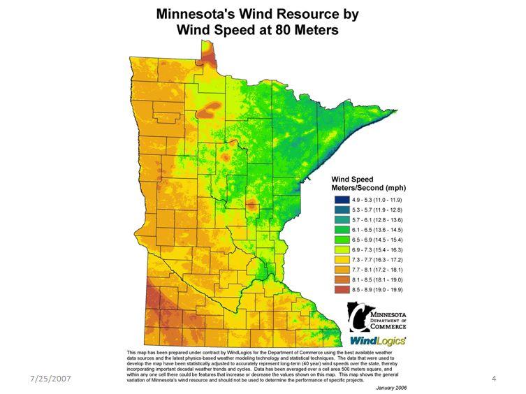 Minnesota has tremendous wind potential.