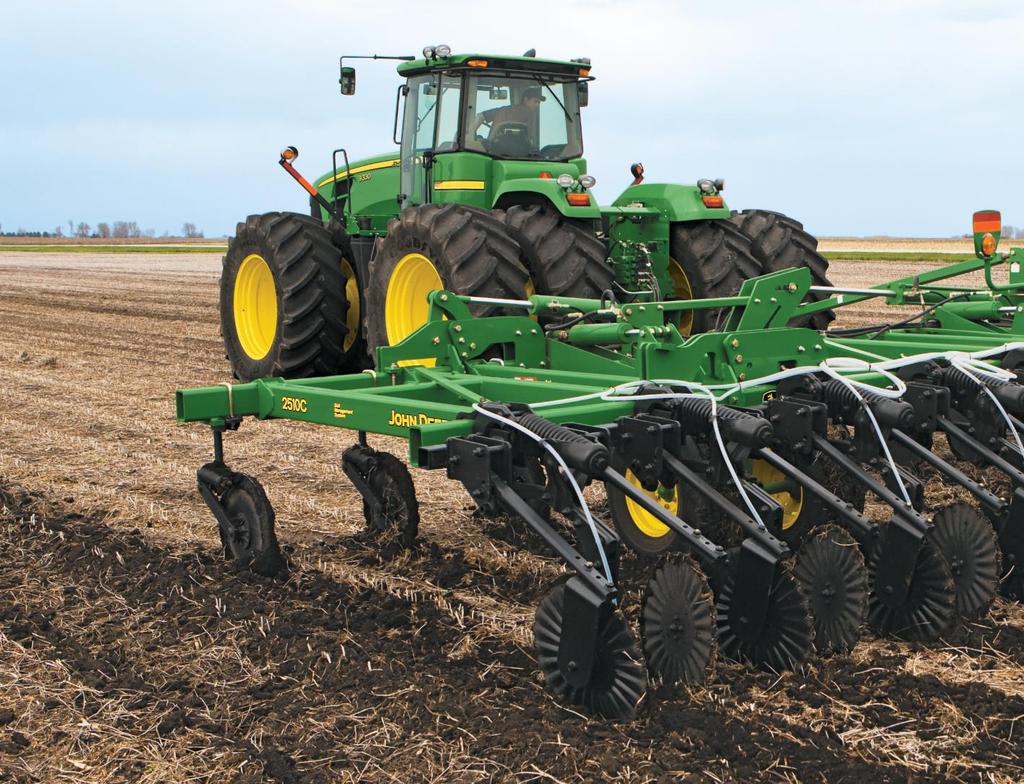 2510C Conventional Nutrient Applicator Fall s hard, dry ground is no match for the 2510C s durability. 1,300 pounds of trip force let you cover ground quickly prior to planting.