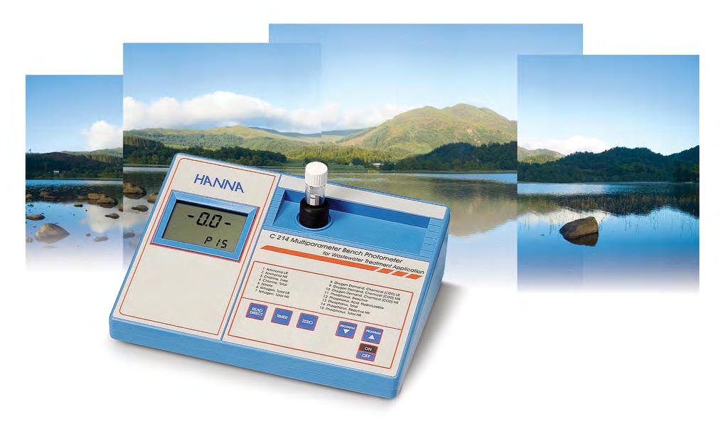 2 HI 83214 Wastewater COD Meter Designed for Wastewater Analysis An Essential Environmental Tool The new HI 83214 multi-parameter photometer is a compact instrument featuring different ranges and