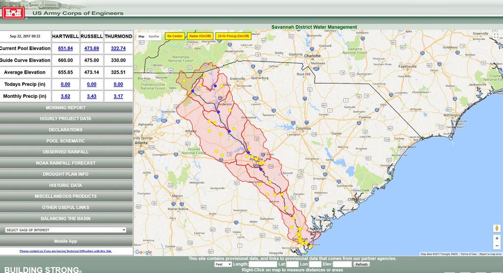 Savannah River Basin: Water Management