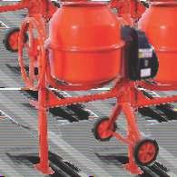 aggregates diameter: 80mm Diameter: 1200mm Weight: 0.52T Petrol Mixer 350 Ideal for small construction sites. Fitted with a fuel efficient 4-stroke petrol engine.