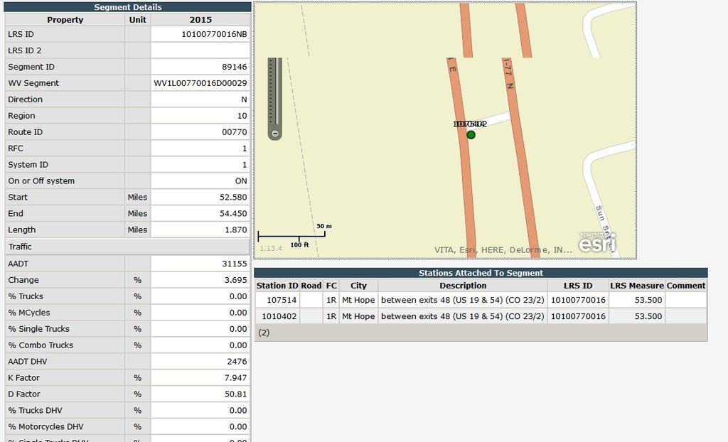 STATIONS AND SEGMENTS CONT D Traffic Server uses the concept of segments to store data relating to a section of road with