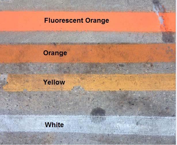 Orange Pavement Markings Lessons