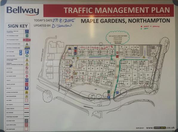 MAGNETIC TRAFFIC MANAGEMENT PLANS From design, to manufacture, all we will require is: A clear black and white pdf site copy plan showing site entrance from the main highway internal site roads,