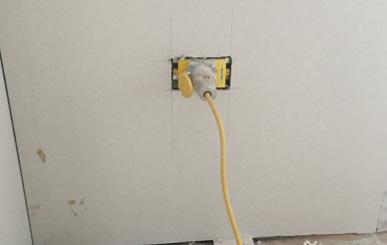 boarding & plastering / drylining and second fix trades, cables can minimised, with one