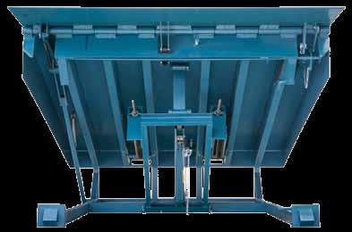 nordock constructor series dock levelers PATented Lip lug and header plate The deck plate, lip plate, beam sections and lugs are