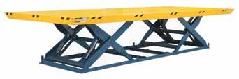 The dock lift is available in lift capacities from 4,000-20,000 lb.