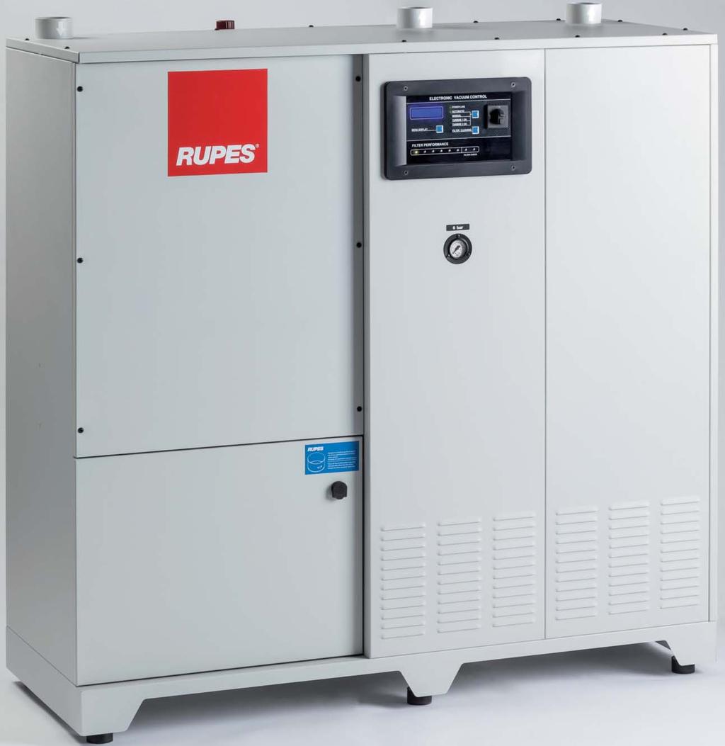 ATEX EXTRACTION SYSTEMS The RUPES line of ATEX extraction