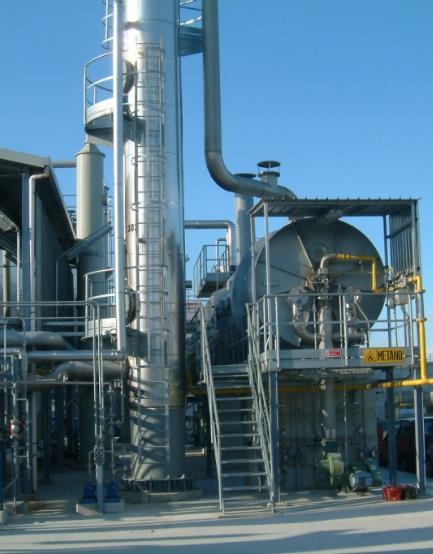 Thermal Oxidation of «liquid waste + gaseous waste» Process