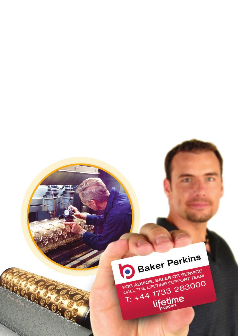 The moulding and cutter roll experts Baker Perkins is the only equipment manufacturer with an in-house roll design and manufacturing capability.