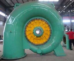 FRANCIS TURBINES These types of turbines are suitable for a wide range of water heads,