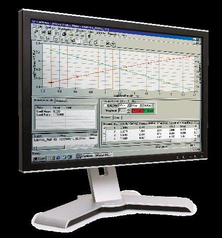 Repeatability and Reproducibility The test data is collected, conveniently managed, and analyzed by dedicated software that is designed with a user-friendly interface to control the test instrument.