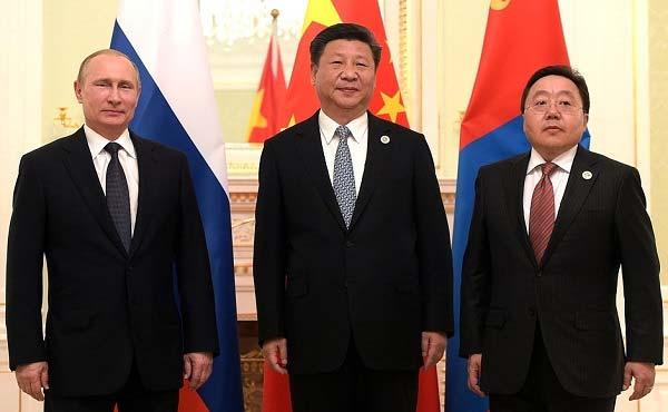 Program of building an economic corridor between the Russia-Mongolia-China Land-locked Mongolia will become a transit corridor linking China and