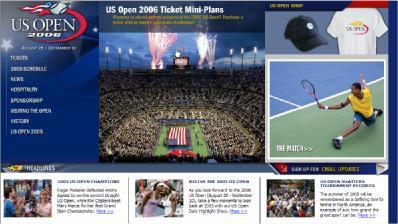 for both the US Open and its 4 easy to publish up-to-the-minute information and interactive content that stimulates fan participation 4 enables highlighting of sponsors brands