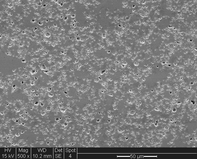 relatively high concentration starting from 1-3 mol%. The SEM images shown in Fig. 5.
