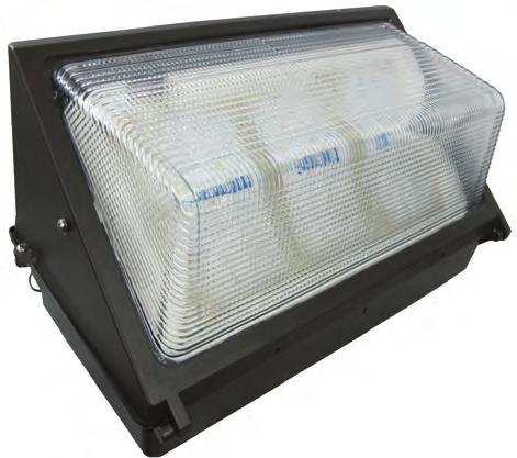 Cut Sheet: 72w led wall pack Application Engineered to replace up to 400W HID. Illumination for general outdoor lighting where significant energy reduction and extended life are desired.