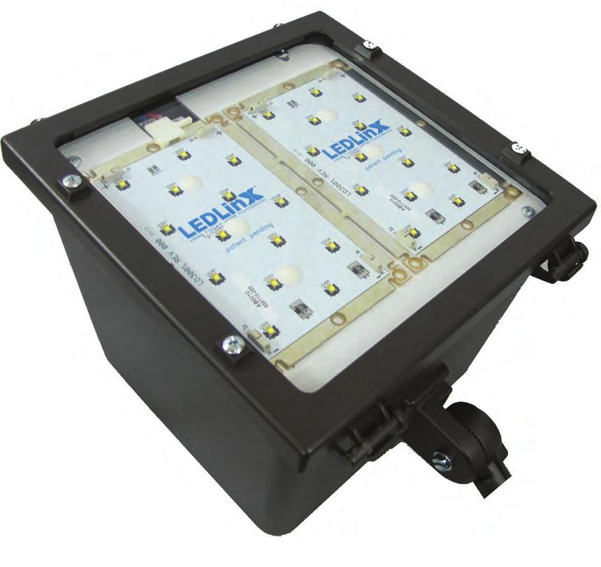Cut Sheet: 50W LED Flood Light Application Engineered to replace up to 175W MH.