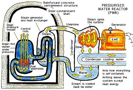 Talk briefly about 4 key ingredients of nuclear reactors Fuel rods Control rods Moderator Coolant A nuclear power