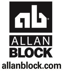Specification Guidelines: Allan Block Modular Retaining Wall Systems The following specifications provide Allan Block Corporation's typical requirements and recommendations.