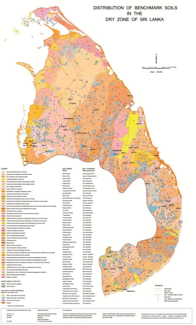 map of Sri