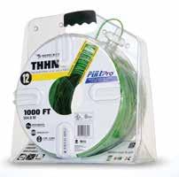 THHN PULLPRO thermoplastic insulation, fixture wire, nylon jacket Stranded 1000' 2500' REELS Used in conduit and cable trays for services, feeders, and branch circuits in commercial or industrial