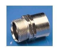 Order code: FL56 Teaflex LPU Liquid Tight Straight Fitting LPU liquid tight straight fitting Type C, external thread, nickel plated brass Multipart compression fitting including nylon seal Can be