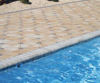 Coping Stone 60mm The Coping Stone is designed to complement any concrete pave stone application. Coping Stone can be used for pool coping, step treads, and decorative patio borders.
