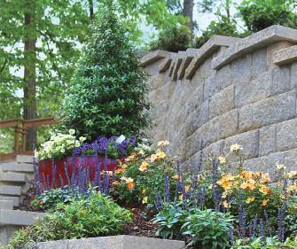 Stock Retaining Wall Collection Anchor Windsor Stone Retaining Wall System Windsor Stone is the perfect complement to any residential landscape design.