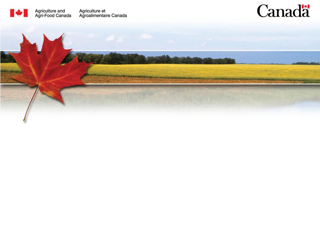 Agriculture & Agri-Food Canada s Bioeconomy Research Initiatives Craig F. Drury, Benoit Girard, Alex Woodley, W.