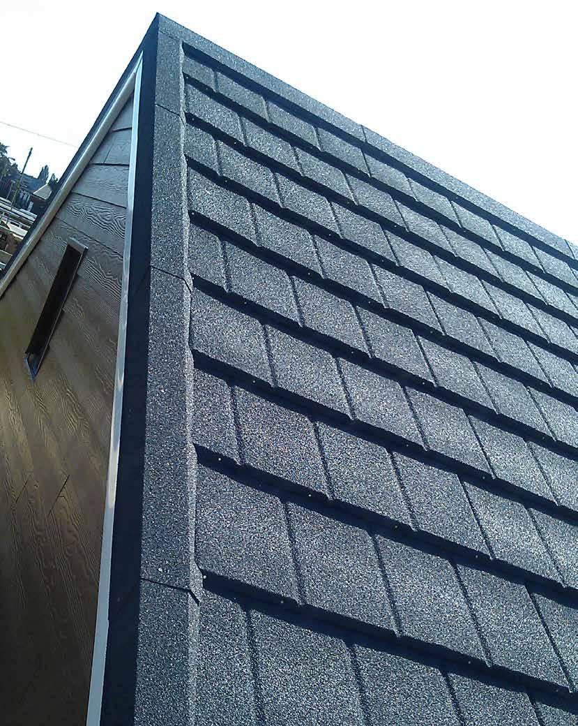 Alumasc Roofing Systems TECHNICAL DATA Min. pitch: 10 Max. pitch: 90 Overall width: 1285mm - 1445mm Cover width: 1248mm - 1325mm Side lap: 60mm - 105mm Step: 22mm Batten gauge (0.