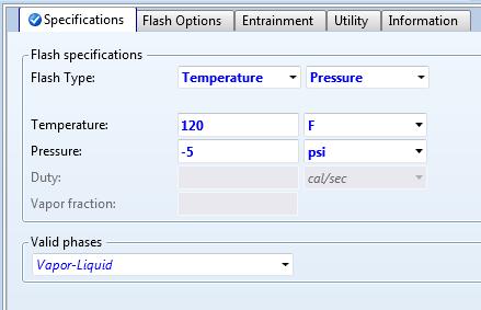4.14. Add a flash tank to the flowsheet. Select a Flash2 model from the Separators tab in the Model Palette.