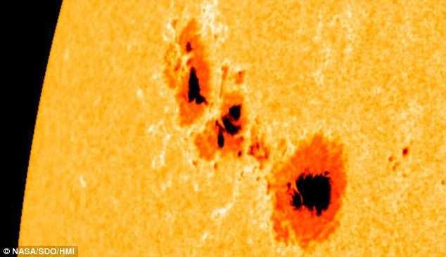 Slide 65 / 161 Solar Variation: Sunspots Sunspots are dark, cooler than average regions