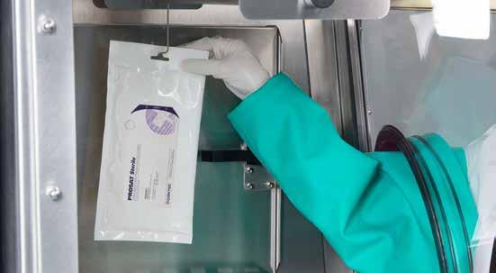 PROSAT Sterile Knitted Wipes Presaturated wipe with IPA and WFI has a guaranteed endotoxin level of <1EU/wipe.