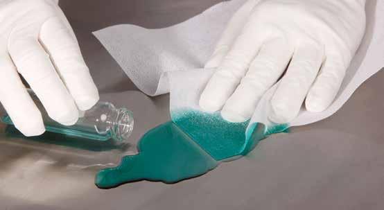 Sterile Dry Nonwoven Wipes Packaged in smaller quantities - ideal for use in aseptic processing areas.