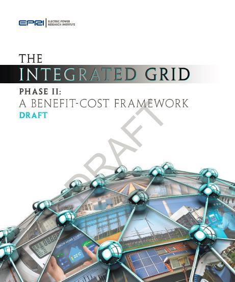EPRI s Integrated Grid Concept Phase 1 Integrated Grid (IG) Paper FEB 2014 Phase 2 Benefit/Cost