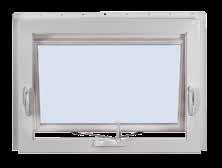 Available in 5 /8" Flat or 1" Sculptured + Continuous head and sill to create twin and triple window units + Solar Control Low-E + Accessory flush