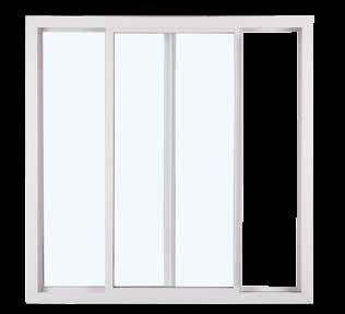 dual wall construction (optional feature) + Limited lifetime warranty backs every Series 10000 window + Full screens are flush mounted and feature a continuous lift rail * + Vent latch allows for