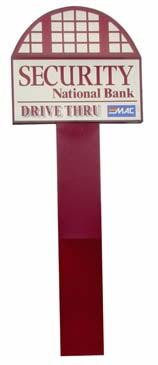 Sign Height - The distance from the highest portion of the sign, including all structural elements, to mean grade.