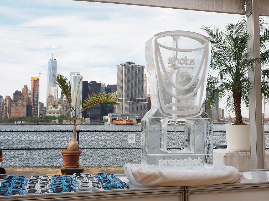 For illustrative purposes only Ice Luge Sponsorship $10,000 Ice sculpture? Shots station? Why not both?