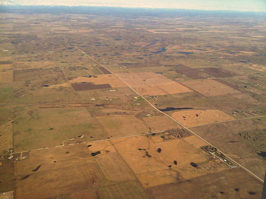 Prairie wetlands form via